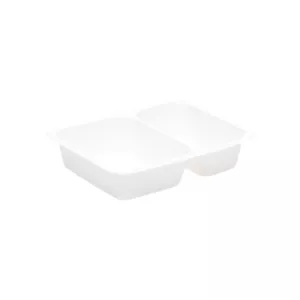 Barquette CPET Mapcor blanc 2comp 227x178x50mm